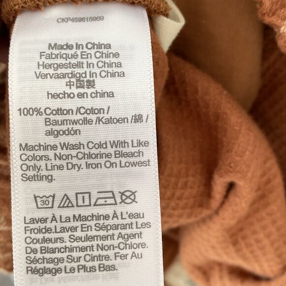 Madewell Brown Wide Legged Checkered Flannels Pants Pockets - Gently Used - Picture 7 of 14